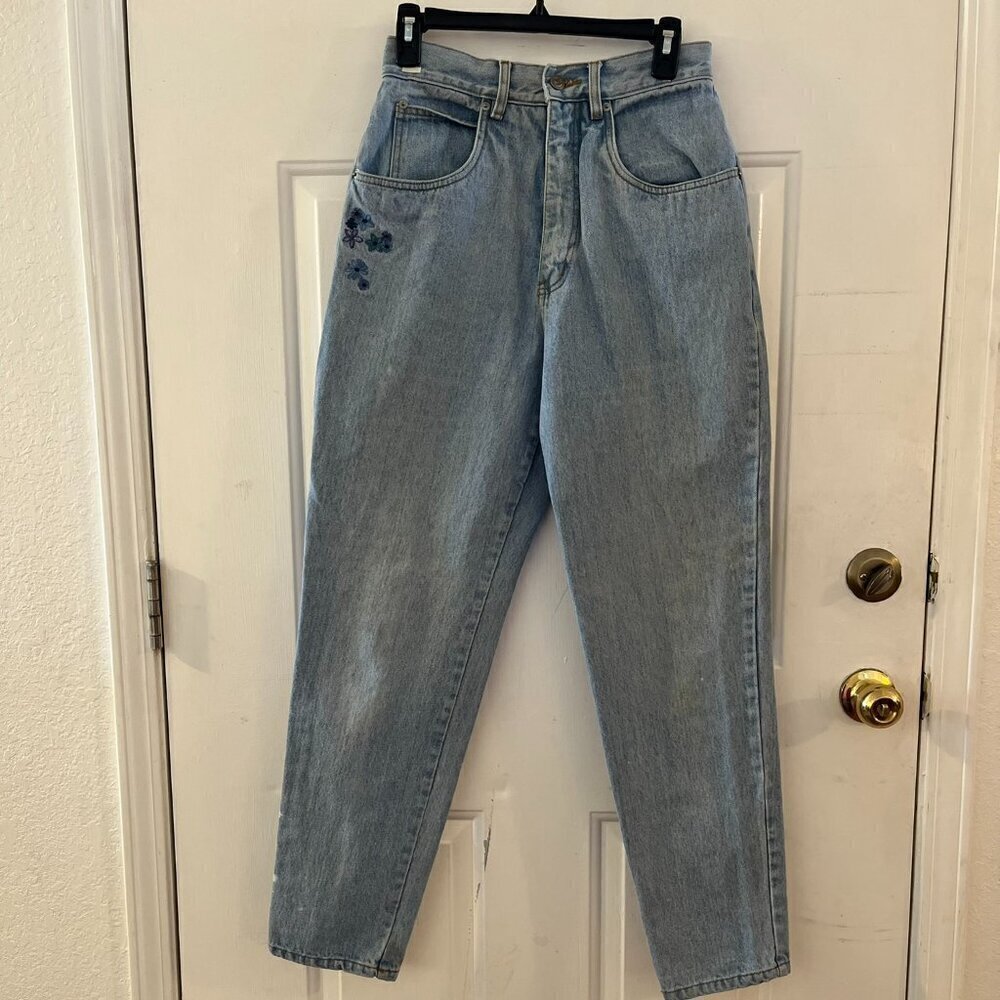 Vintage Rio By Stephen Mardon Mom Hight-Waist Embroider Jeans Sz 11